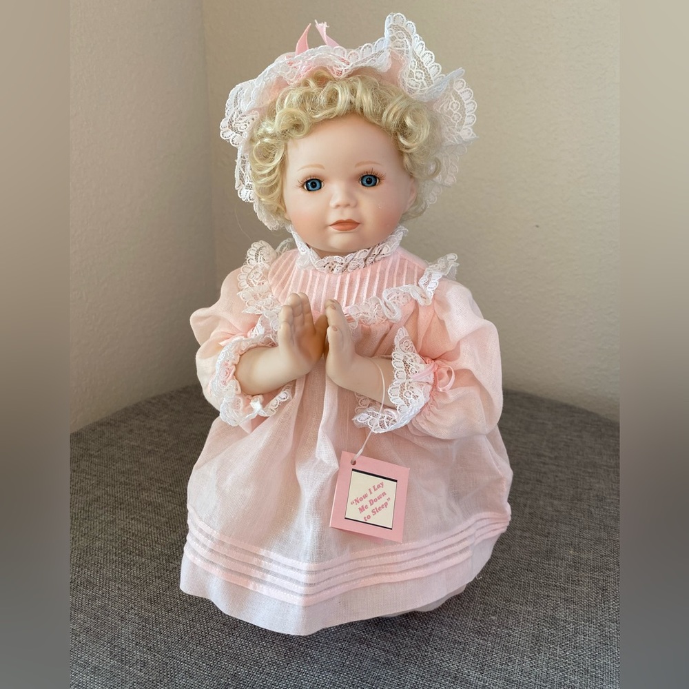 Now I Lay Me Down to Sleep Talking Porcelain Doll